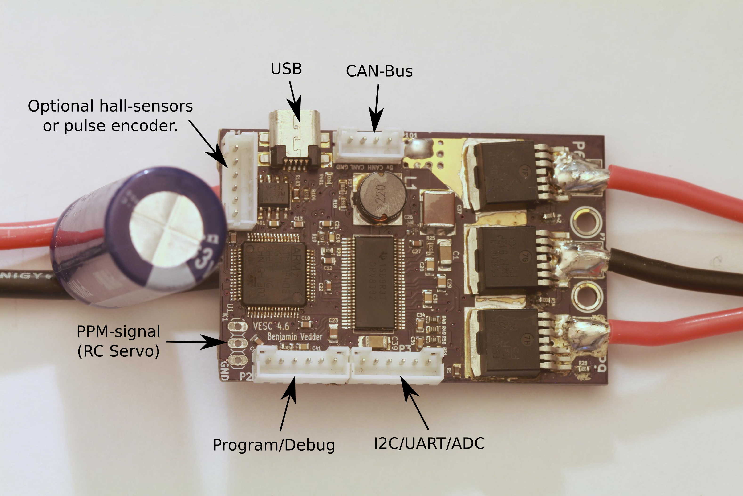 bldc tool set up uart